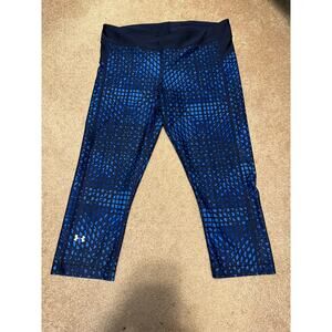 Under armour heat gear cropped legging size L